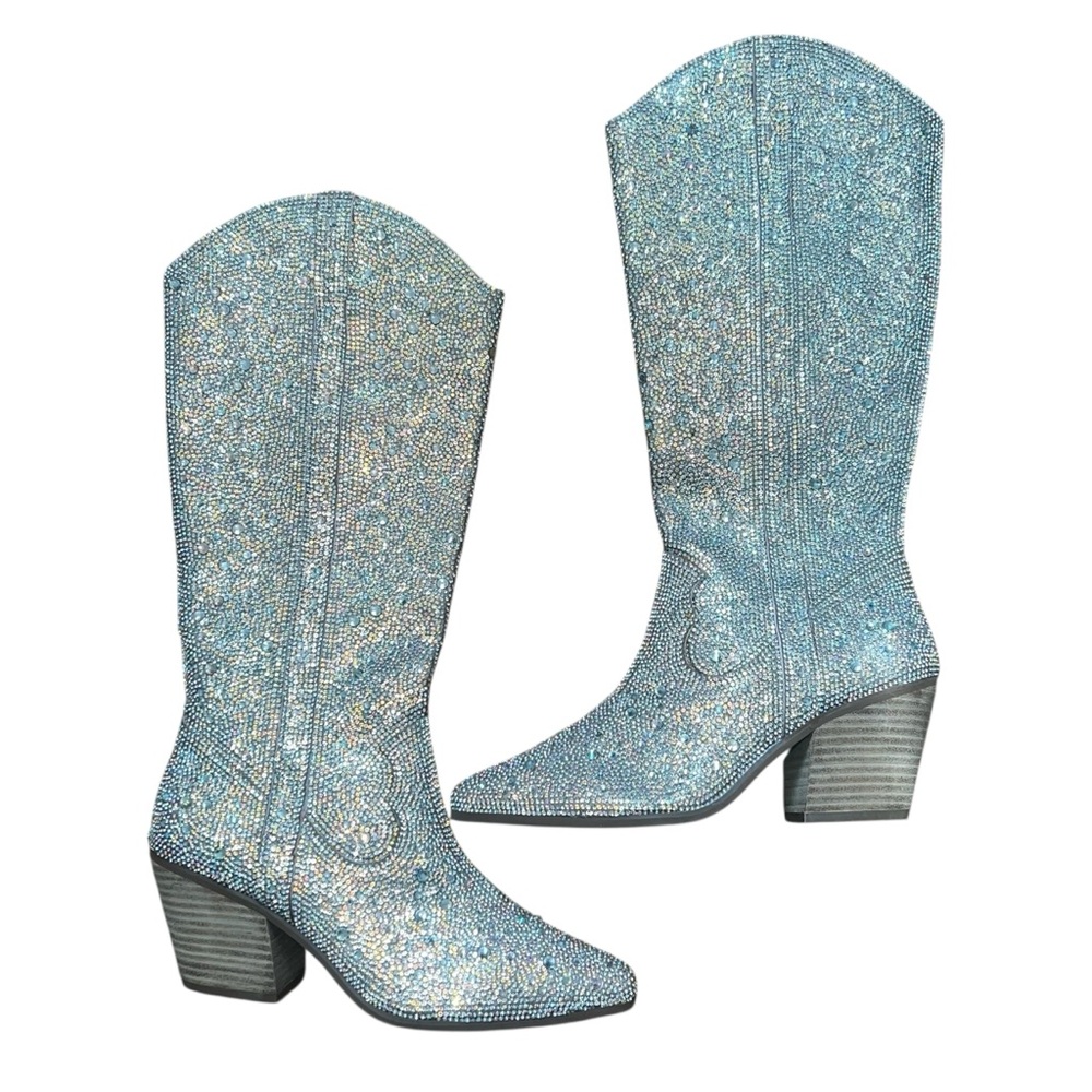 NEW NWOB Matisse Nashville Western Boots Rhinestone Embellished - Picture 4 of 15